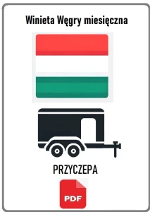eWinieta WĘGRY 30  dni - PRZYCZEPA (KAT. U)