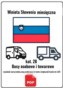eWinieta SŁOWENIA MIESIĄC - BUS DO 3.5T (KAT.2B)