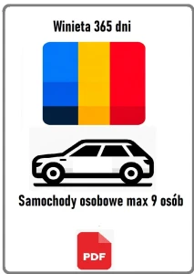 eWinieta RUMUNIA 12 MIESIĘCY - samochód osobowy