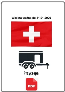 eWinieta SZWAJCARIA ROK - przyczepa (ważność do 31.01.2027)